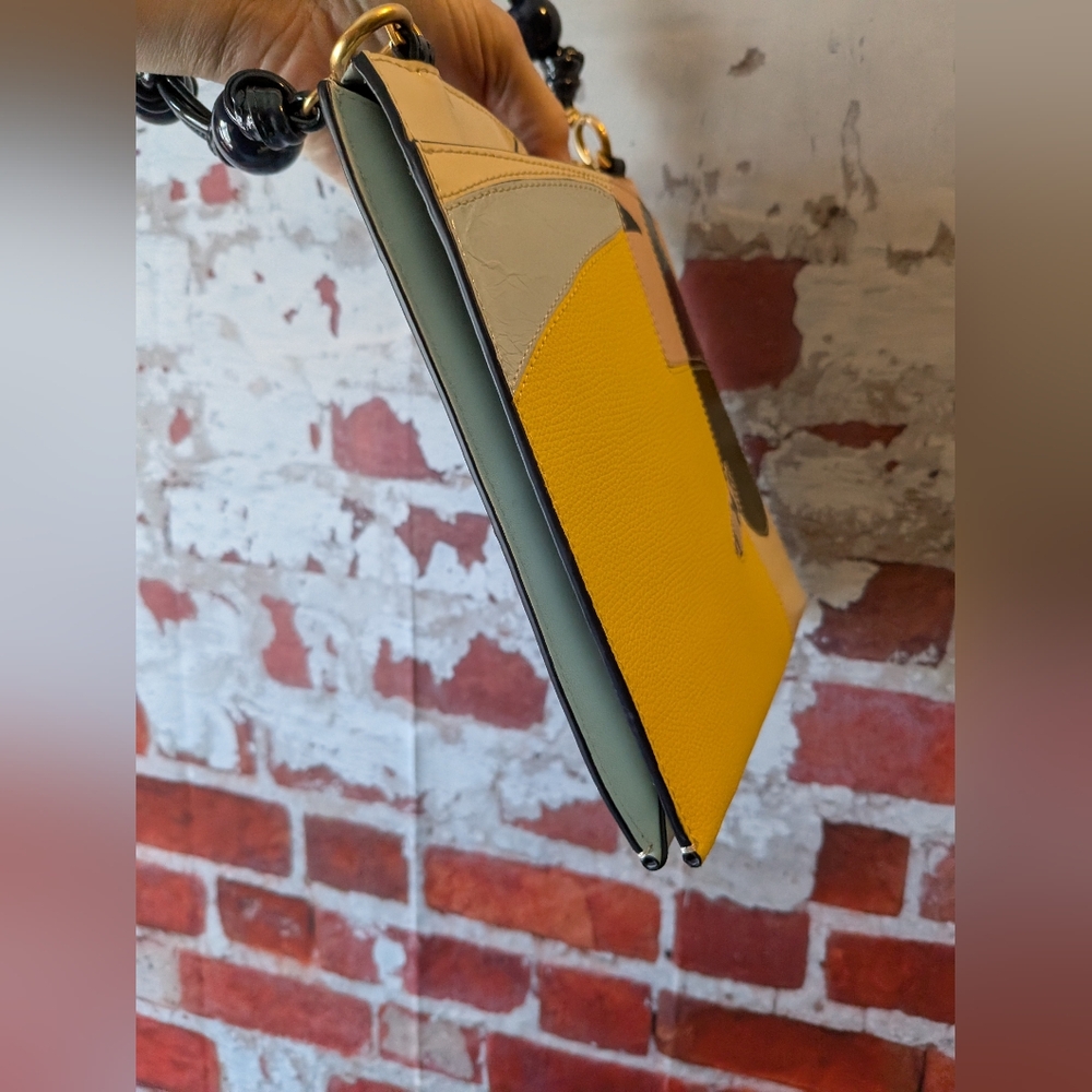 Tory Burch Rare Patchwork Handbag - image 3